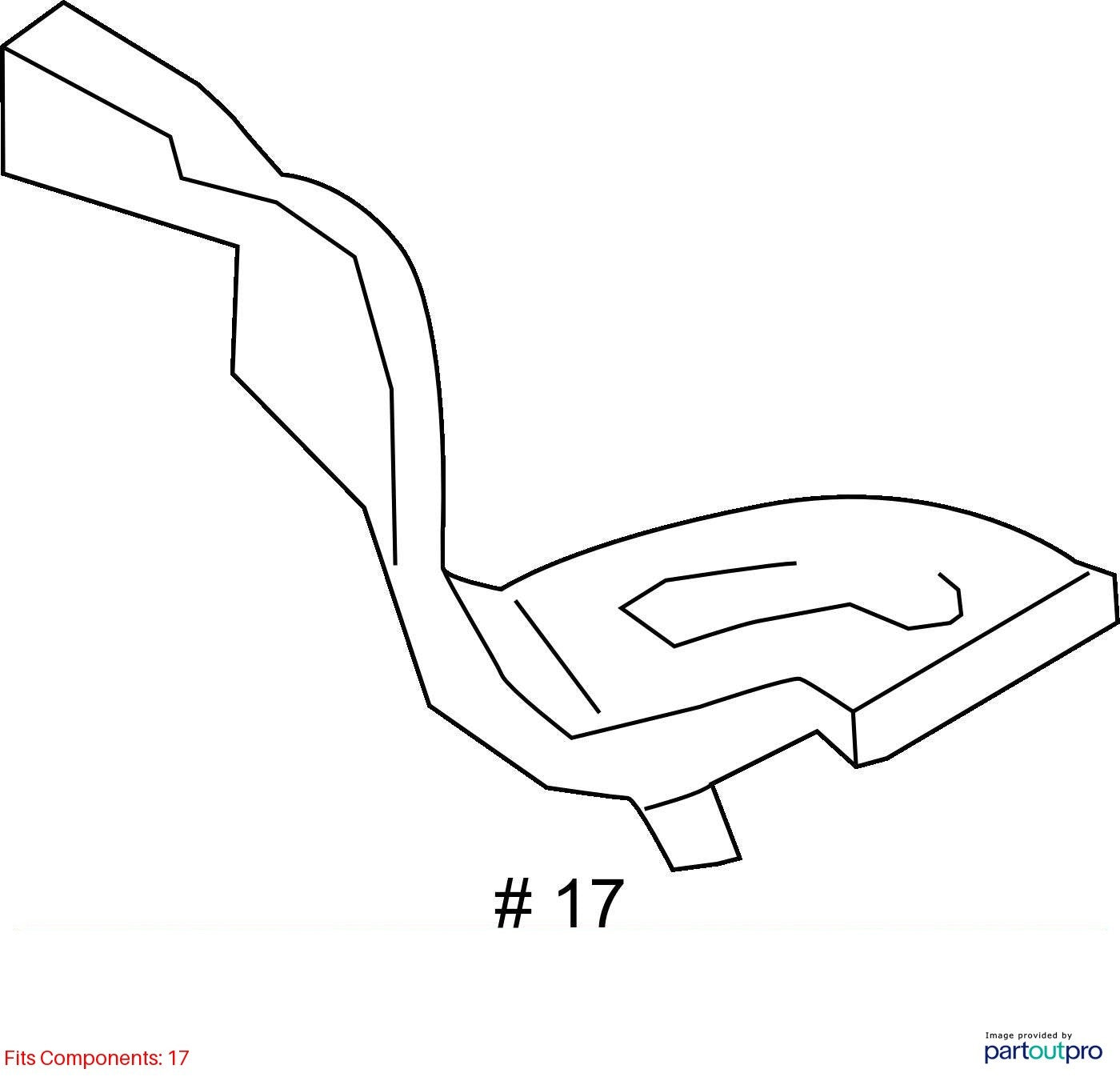 2012-2018 Audi A6 Dashboard Air Outlet Duct Used OEM 4G0819504