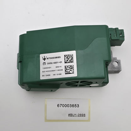2014-2019 Maserati Quattroporte STEERING COLUMN LOCK CONTROL MODULE 670003653