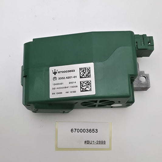 2014-2019 Maserati Quattroporte STEERING COLUMN LOCK CONTROL MODULE 670003653