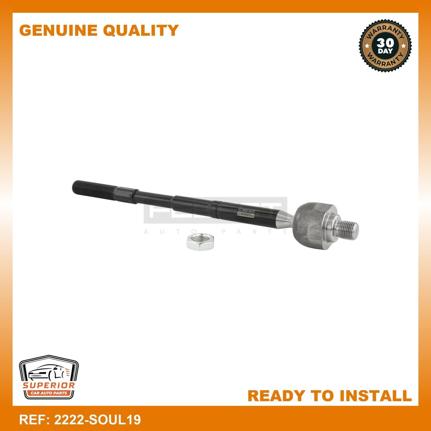 FEBEST 2013-2016 Kia Soul Steering Tie Rod 2222-SOUL19