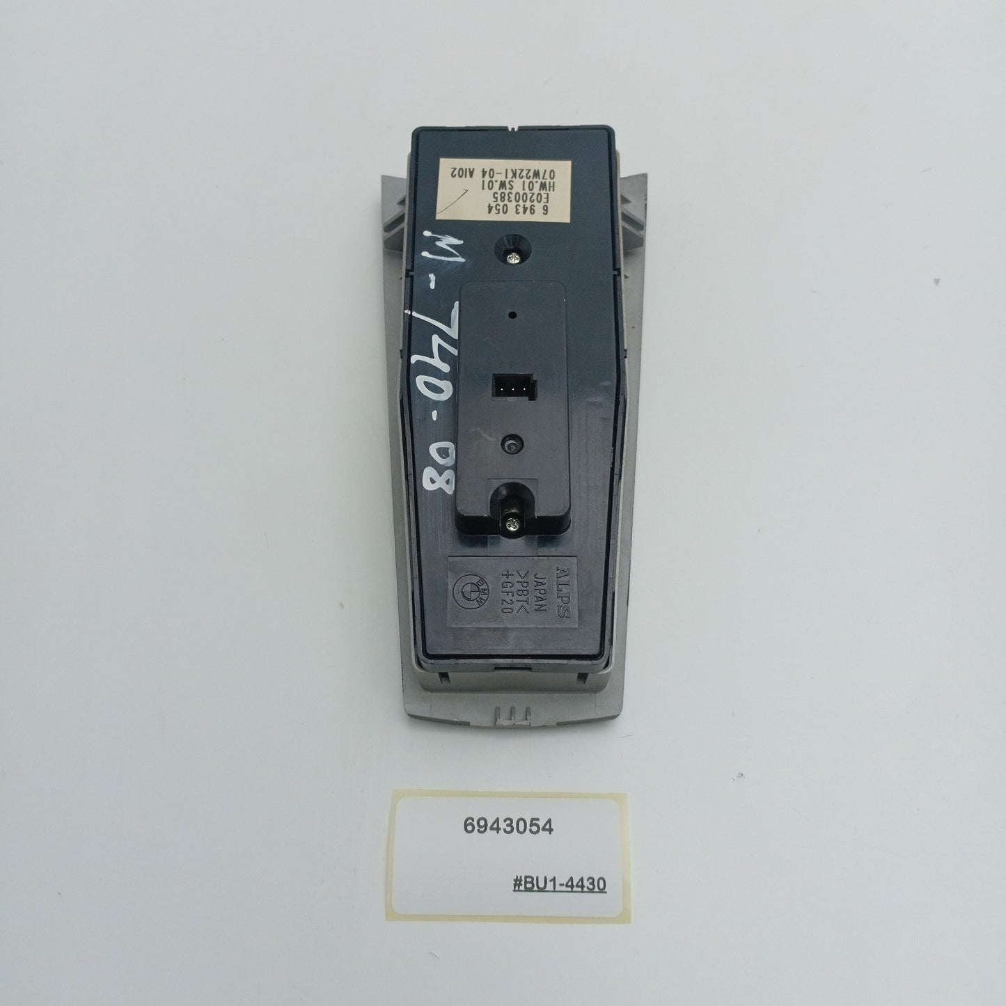 2003-2008 BMW 7 MASTER POWER WINDOW SWITCH 6943054