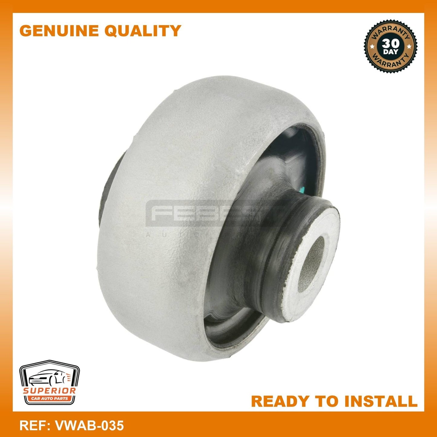 Febest 2012-2018 Volkswagen Touareg Rear Bushing Front Control Arm VWAB-035