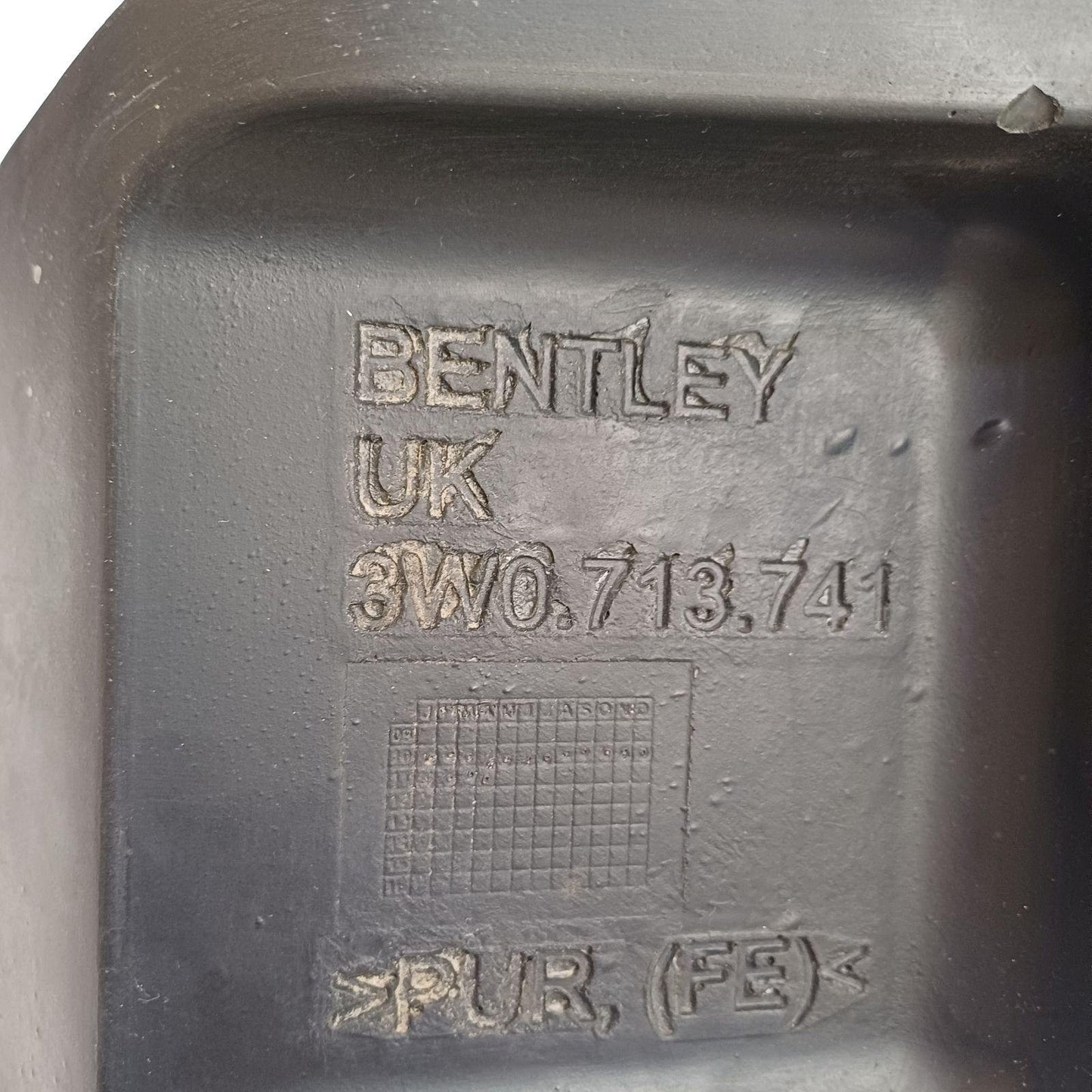 2012-2018 Bentley Continental Noise Insulation Selector Lever 3W0713741
