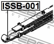 FEBEST ISUZU REAR SPRING BUSHING - ISSB-001