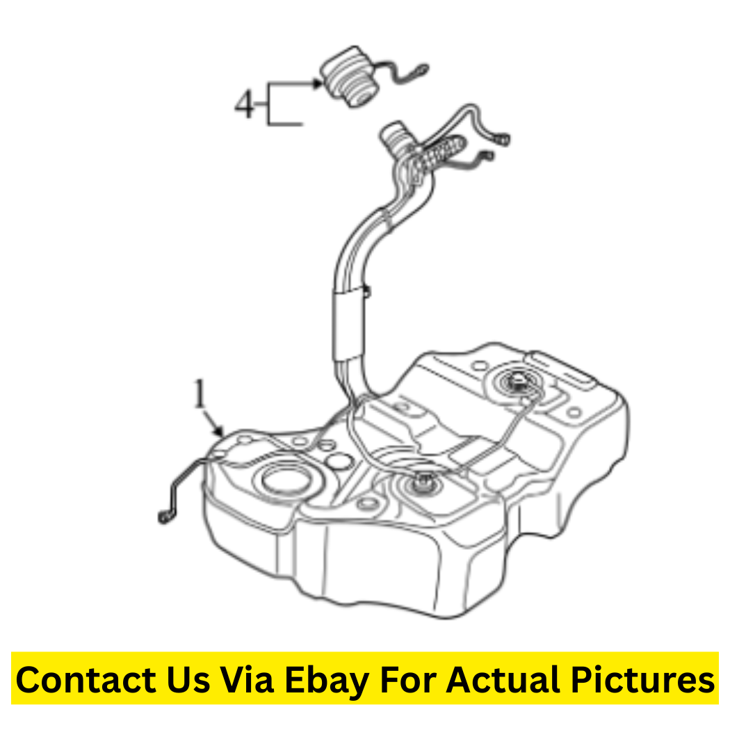 2014 Volkswagen Passat Fuel Tank & Cap Used