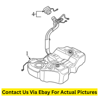 2014 Volkswagen Passat Fuel Tank & Cap Used