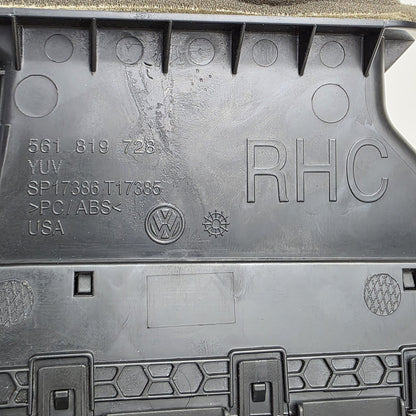 2012-2018 Volkswagen Passat Instrument Panel Air Duct 561819728