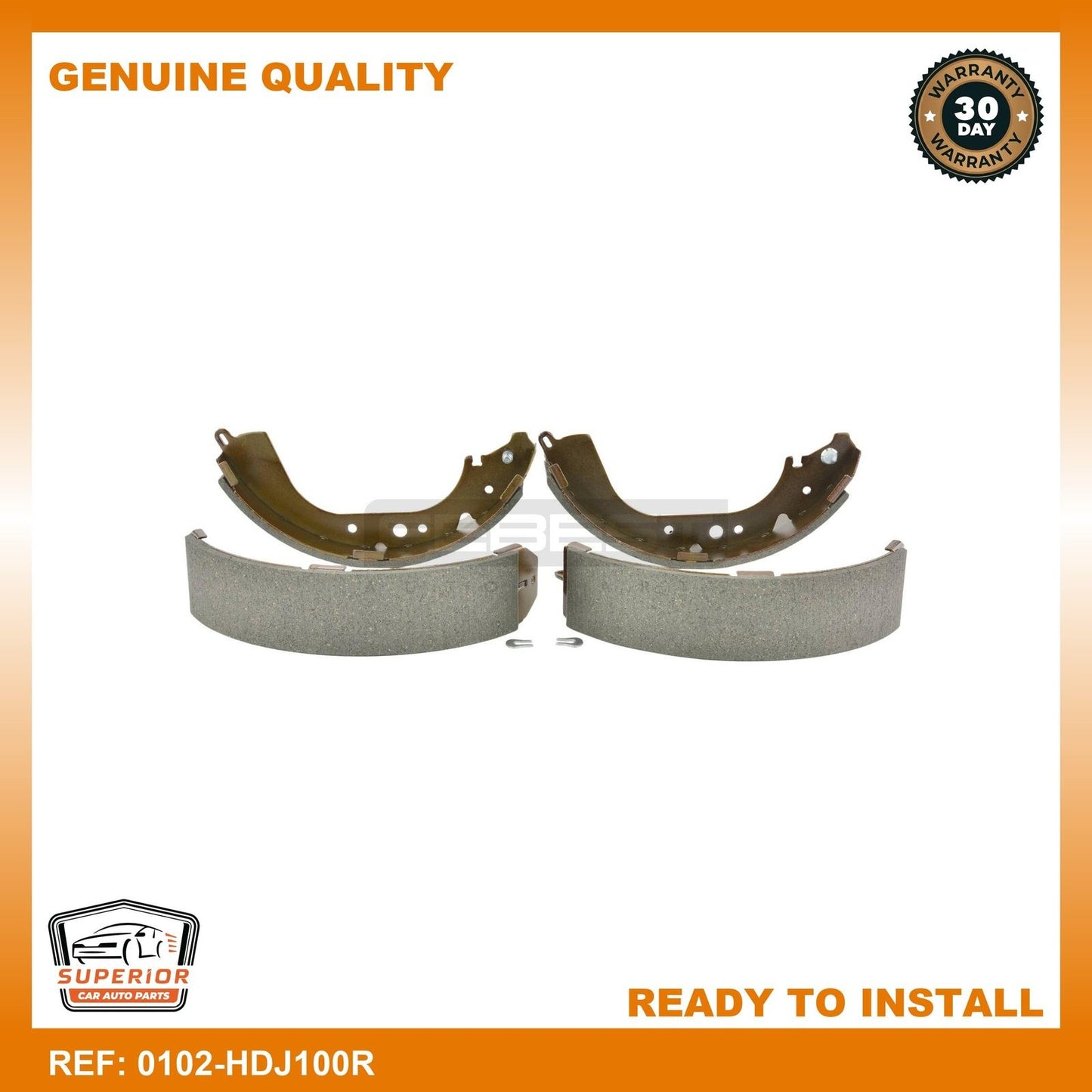 Febest Brake Shoe Set 0102-HDJ100R
