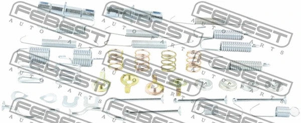 Febest 2010-2020 Toyota 4Runner Brake Shoe Fitting Kit 0104-GRJ150R-KIT