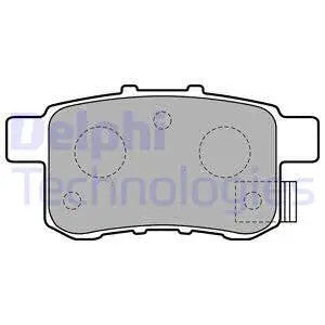DELPHI HONDA Brake Pad Set, Disc Brake LP2145