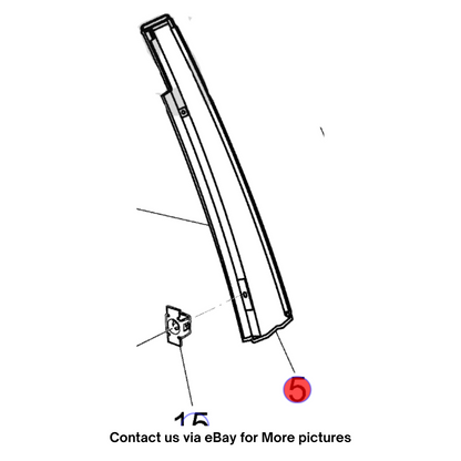 2009 Chevrolet Lumina Left Rear DoorWindowFrame Front Applique Used OEM 92200803