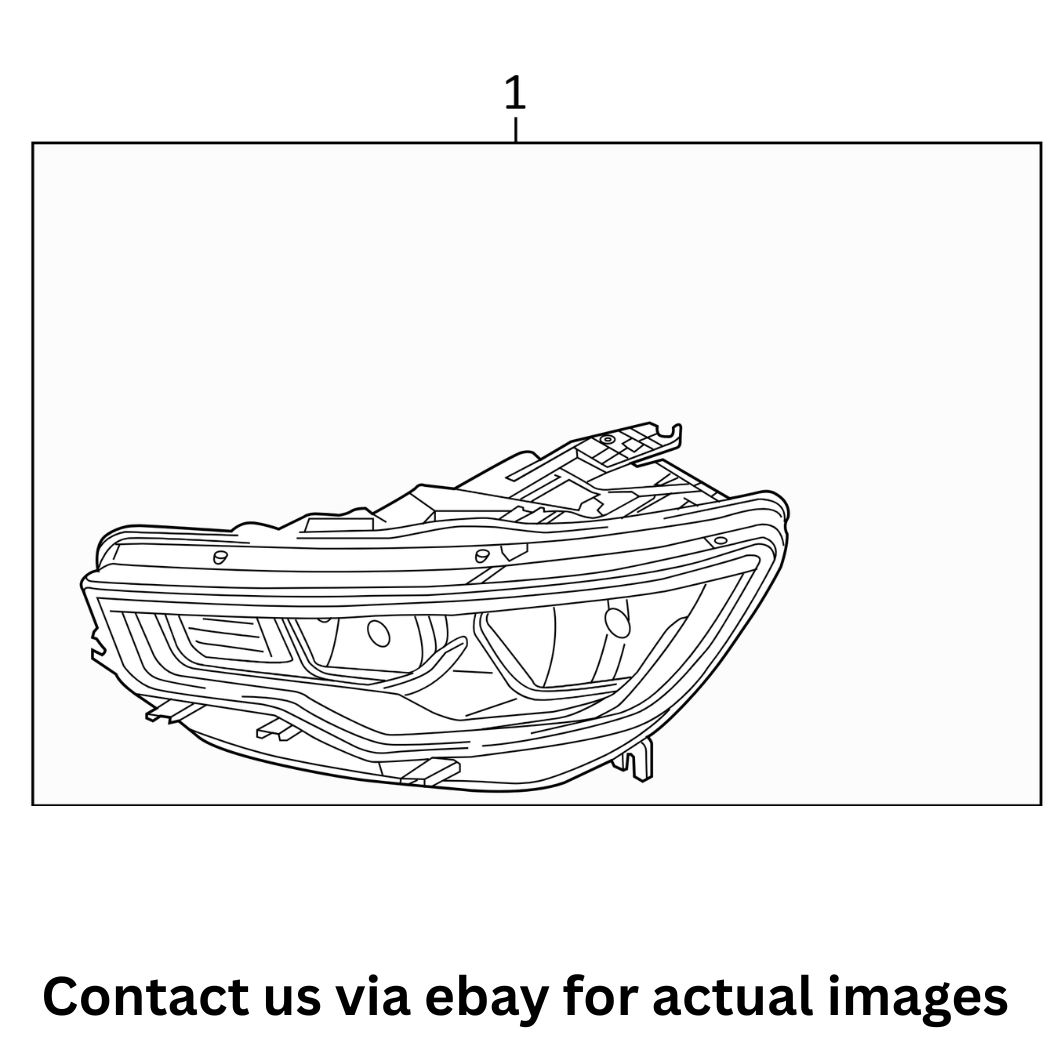 2013 Audi A6 Quattro Right Halogen Headlight Used OEM 4G0941004P