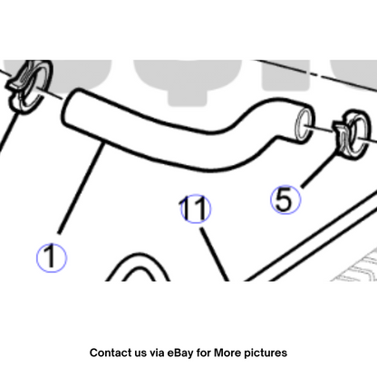 2009 Chevrolet  Lumina S Upper Radiator Inlet Hose Used OEM 92157811