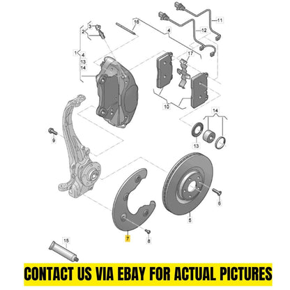 Audi 2008-2016 A5 Brake Dust Shield 8K0615311H
