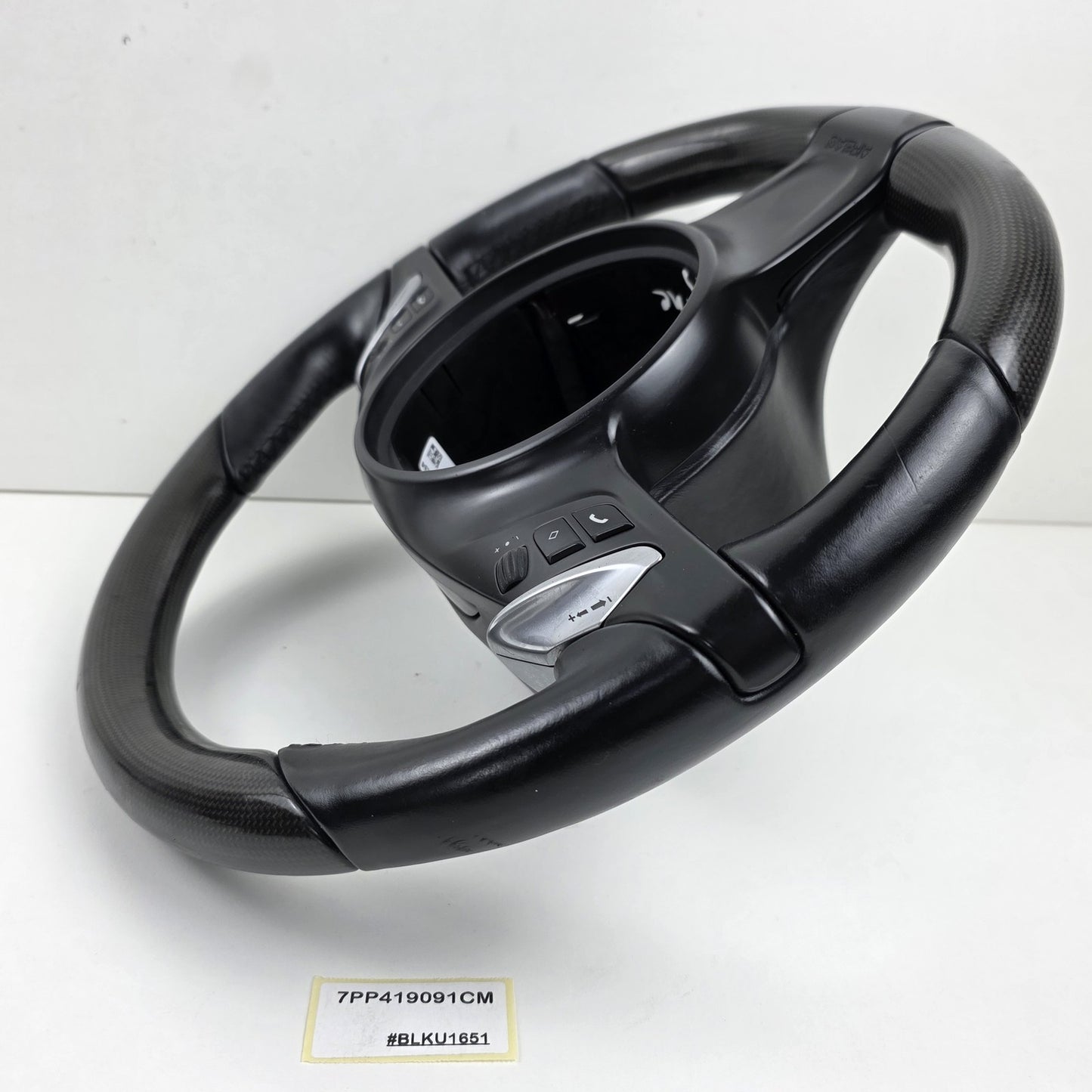 2010-2016 Porsche Cayenne Carbon Multifunction Steering Wheel 7PP419091CM