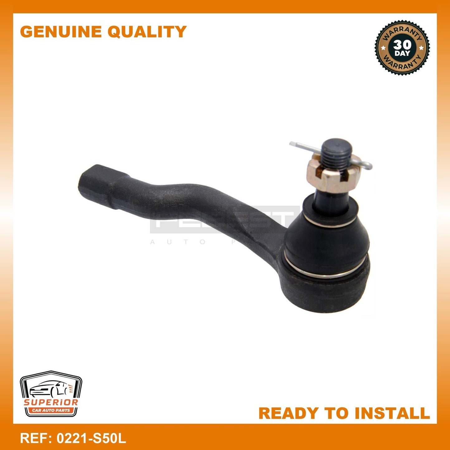 FEBEST 2003-2008 INFINITI FX45 Steering Tie Rod End Right 0221-S50L