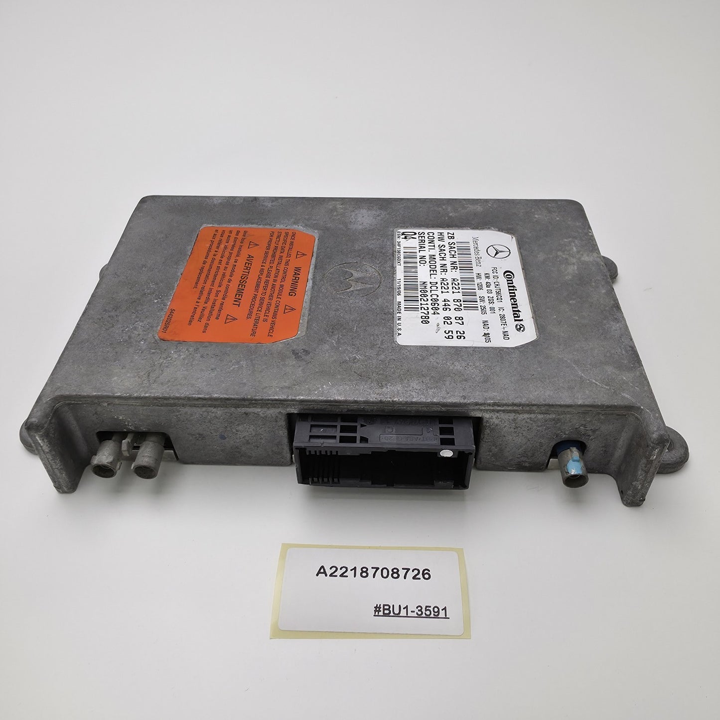2007-2009 Mercedes CLK350 Voice Communication Control Module A2218708726