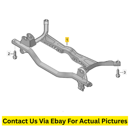 2014 Volkswagen Passat Rear Support Frame Used OEM 561505315B