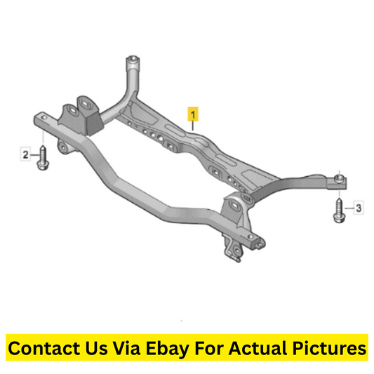 2014 Volkswagen Passat Rear Support Frame Used OEM 561505315B