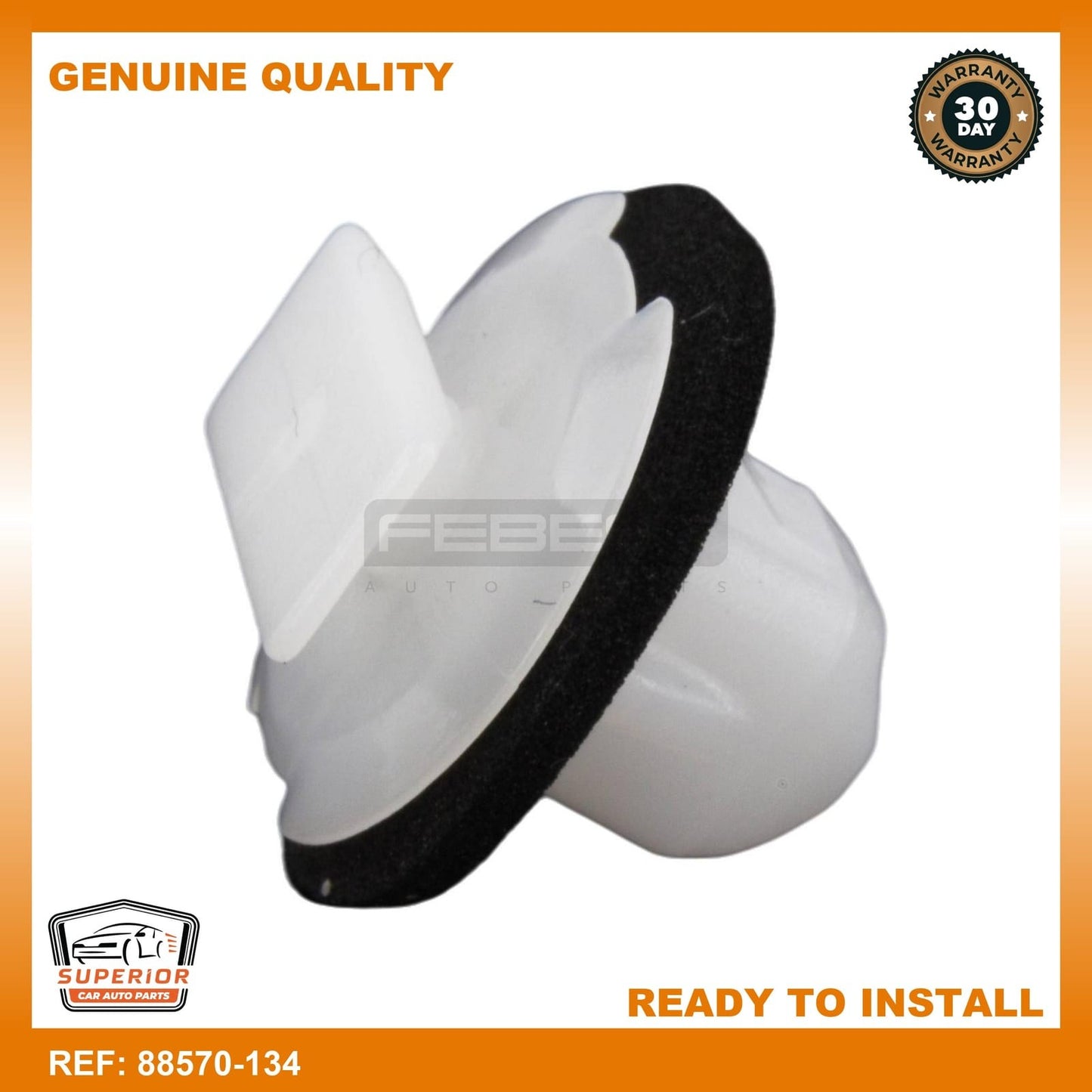 FEBEST 2007-2015 Nissan X-Trail Retainer Clip 88570-134