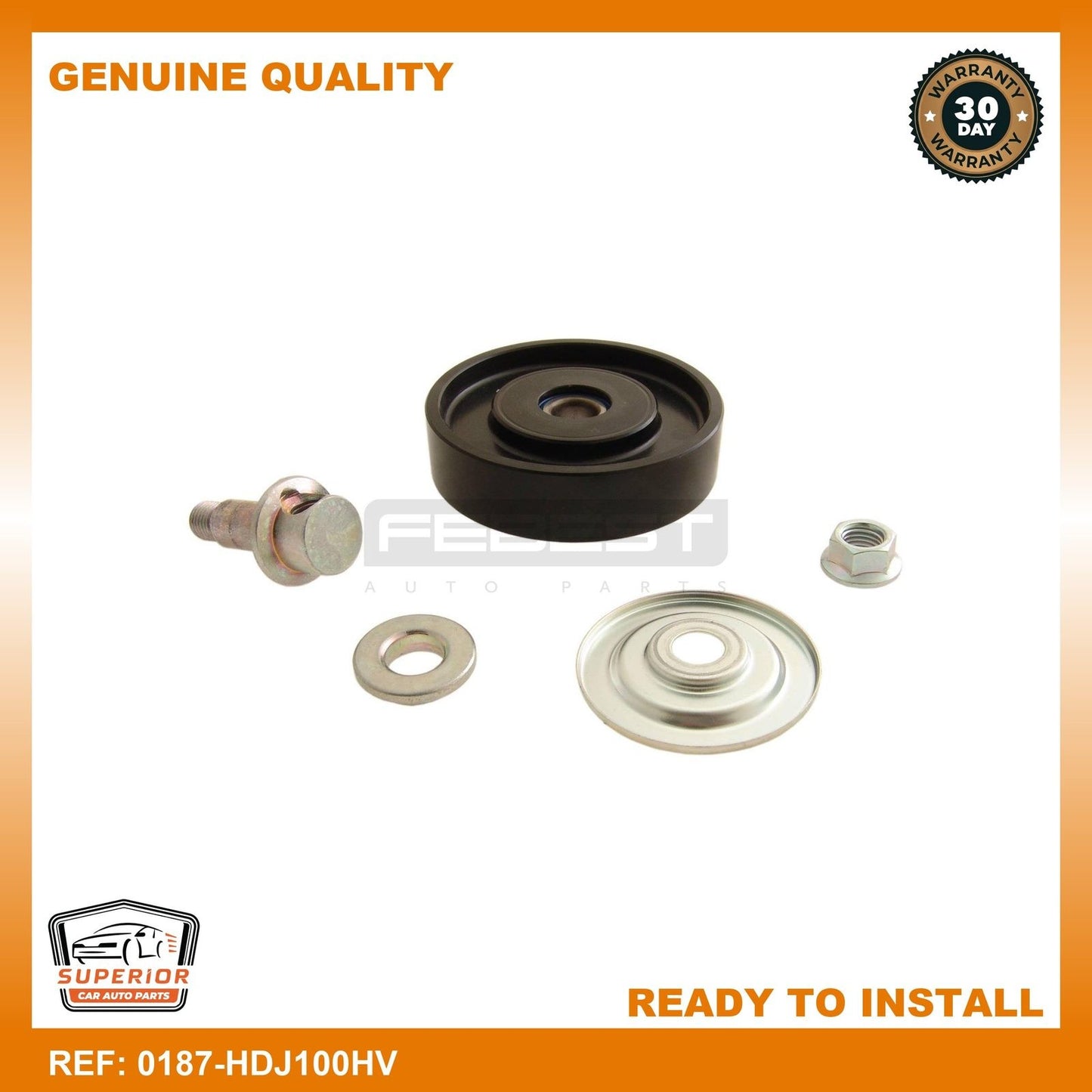 FEBEST TOYOTA Tensioner Pulley 0187-HDJ100HV