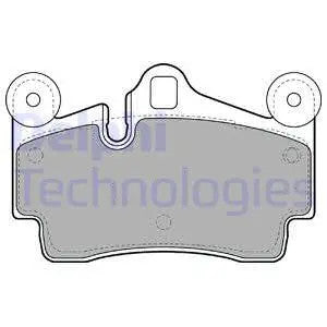 DELPHI 2007-2015 Audi Q7 Brake Pad Set, Disc Brake LP1998