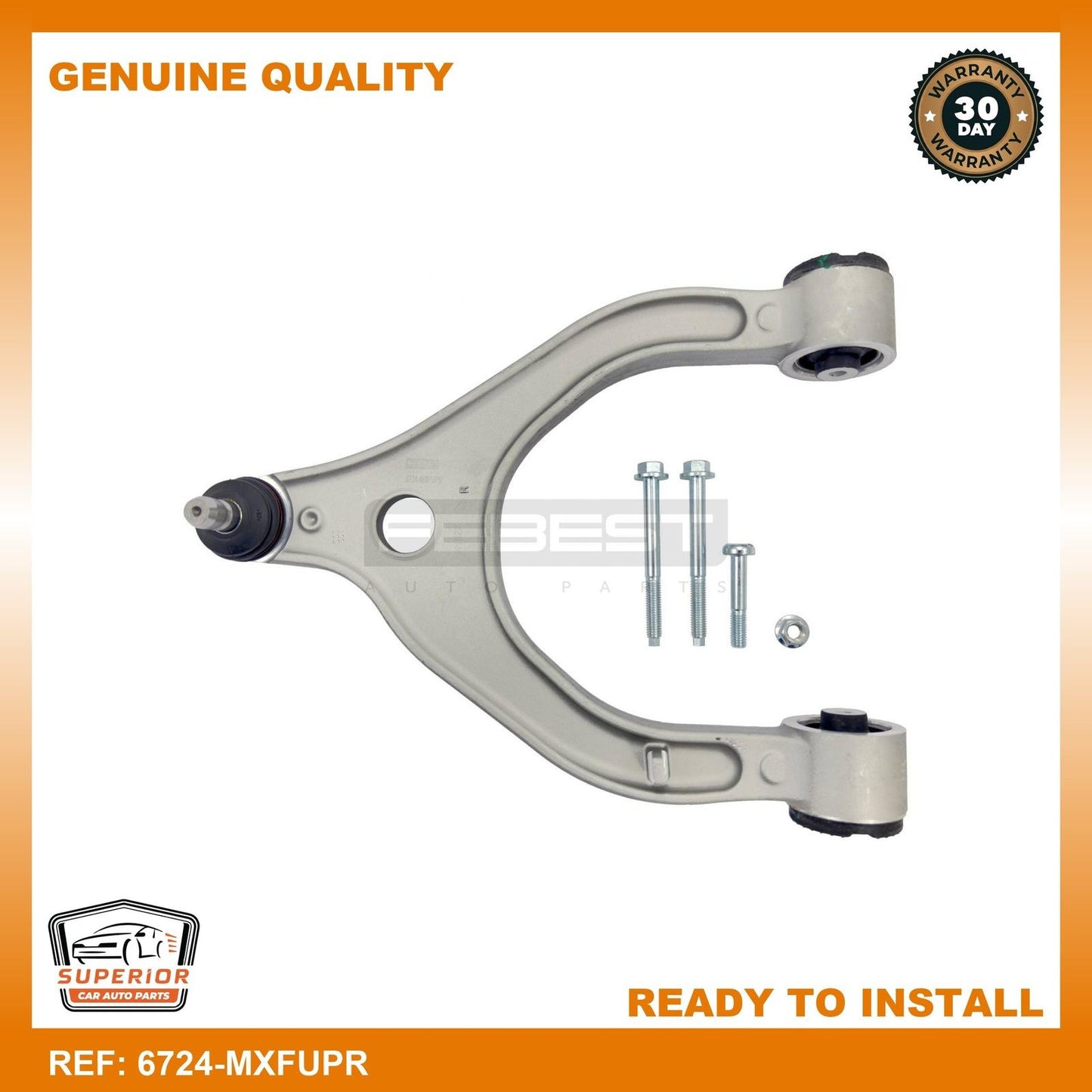 FEBEST Tesla Motors Right Upper Front Arm 6724-MXFUPR