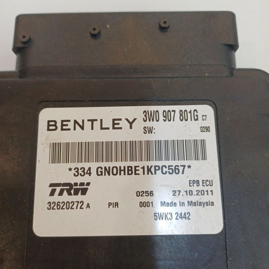 2004-2019 Bentley Continental GT Parking Brake Control Module 3W0907801