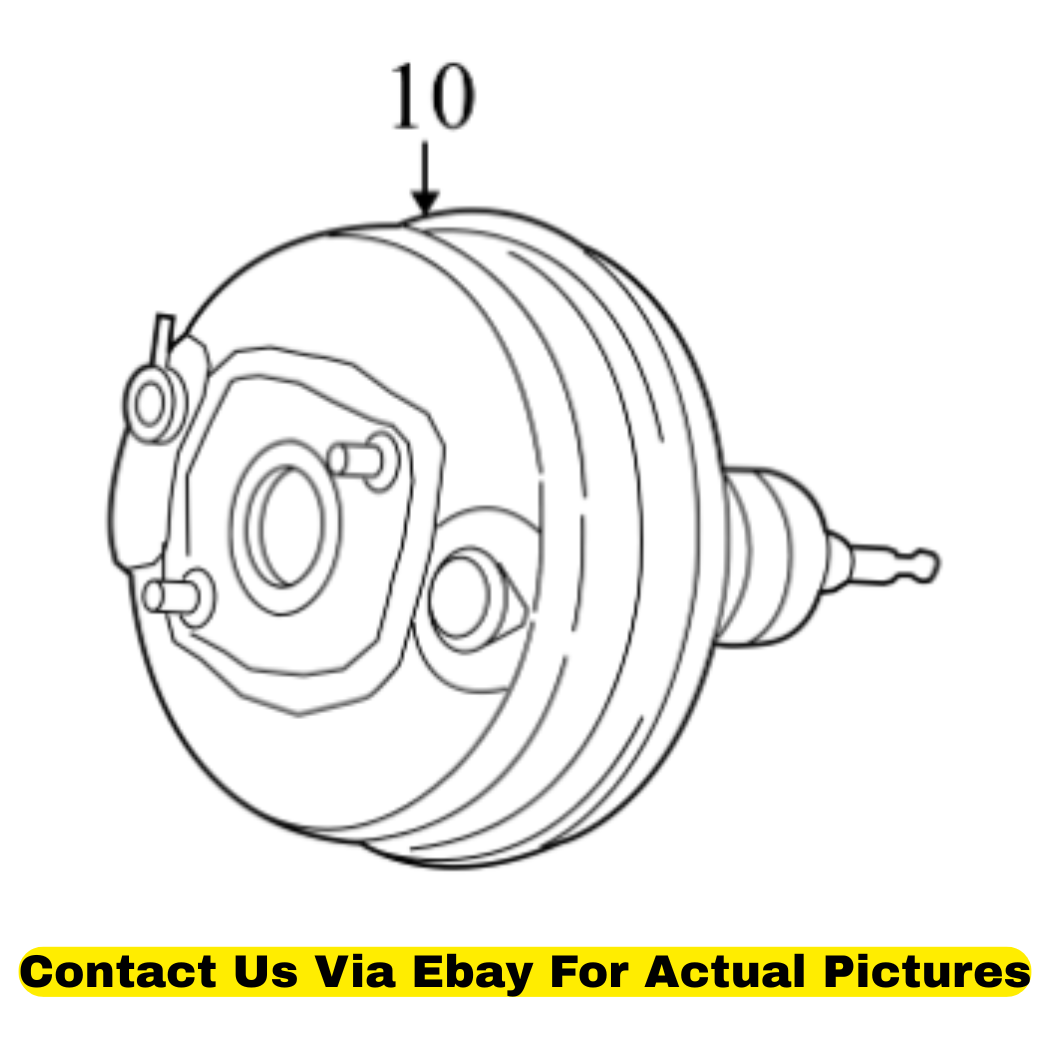 2012 Audi Q5 Power Brake Booster Used OEM 8R0612107D
