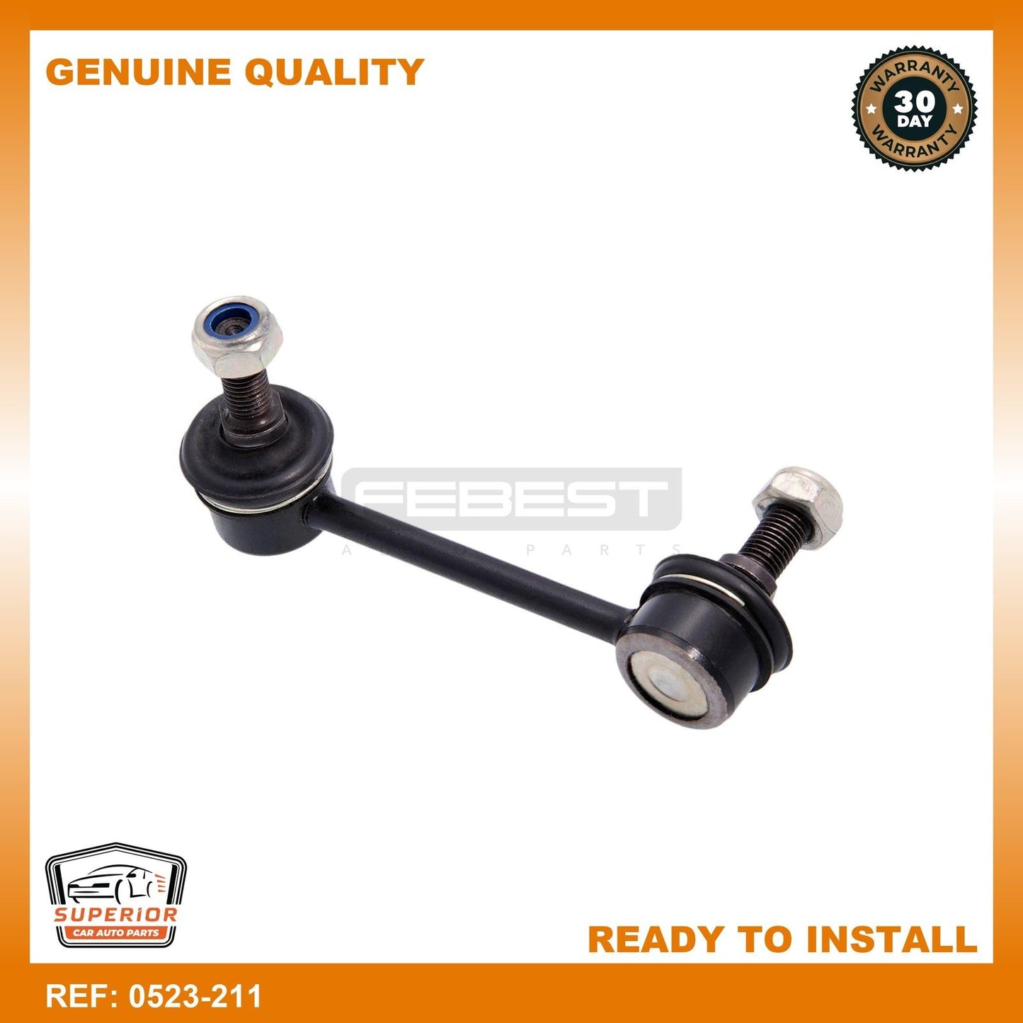 FEBEST 1994-1995 Mazda 323 Front Left Stabilizer Link 0523-211