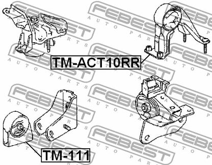 FEBEST TOYOTA FRONT ENGINE MOUNT - TM-111