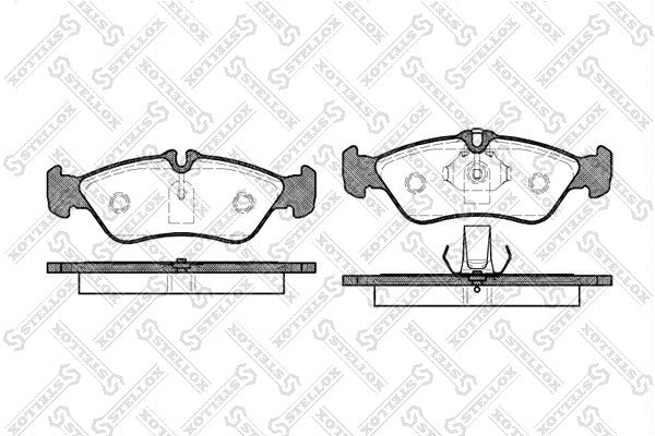 STELLOX MERCEDES-BENZ Brake Pad Set, disc brake - 0024206020