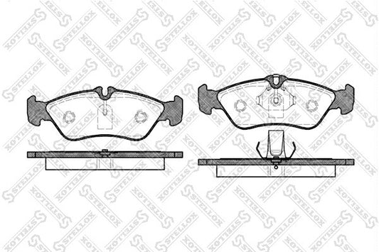 STELLOX MERCEDES-BENZ Brake Pad Set, disc brake - 0024206020