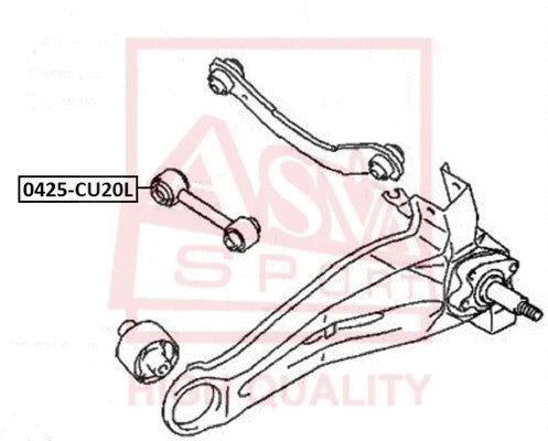 Febest 2007-2017 Jeep Compass Rear Lower Transverse Link 0425-CU20L