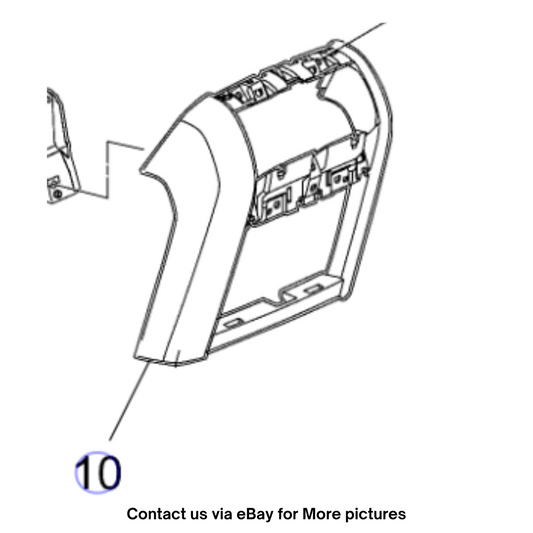 2007–2009 Chevrolet Caprice/Lumina Rear Console Air Outlet Housing OEM 92172603