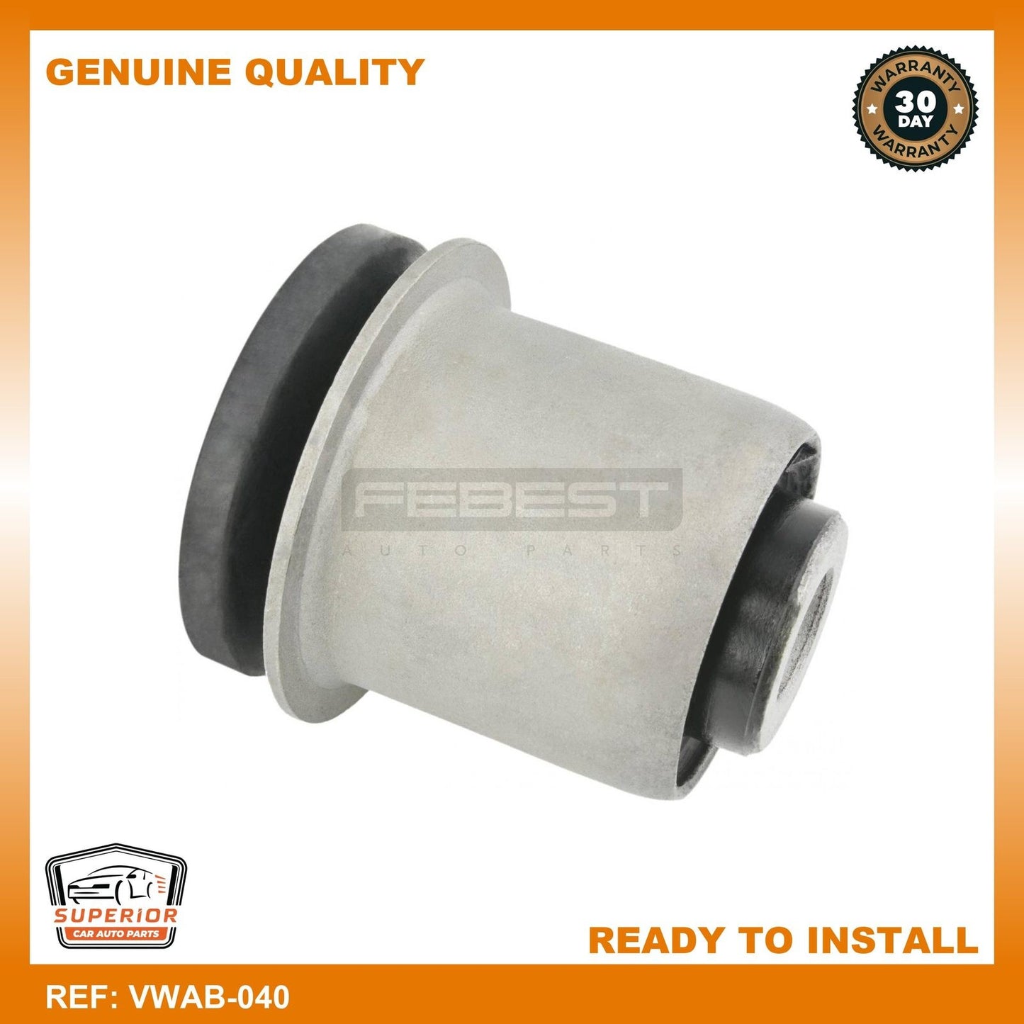FEBEST VAG Control Arm Trailing Arm Bush VWAB-040