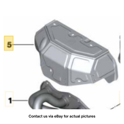 2012 Mini Cooper Exhaust Manifold Heat Shield OEM 18407584307