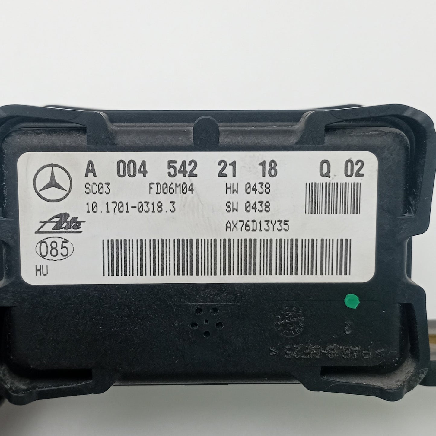 2007-2008 Mercedes-Benz S-Class Yaw Rate Acceleration Sensor A0045422118