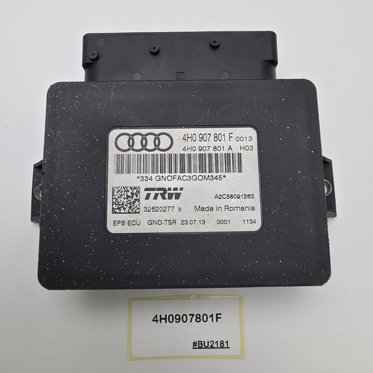 2012-2018 Audi A8 Parking Brake Control Module 4H0907801F