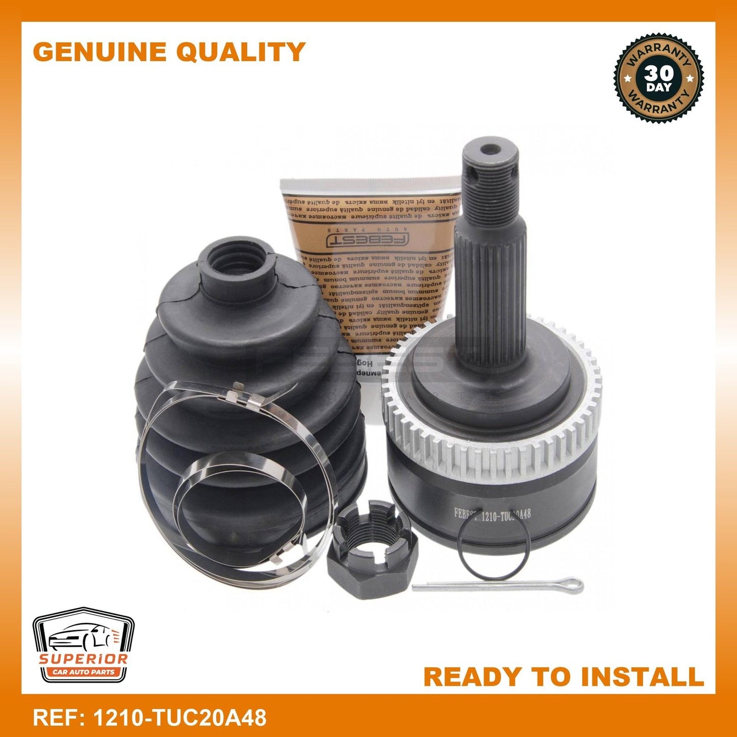 FEBEST 2005-2006 Hyundai Tucson Outer Cv Joint 1210-TUC20A48