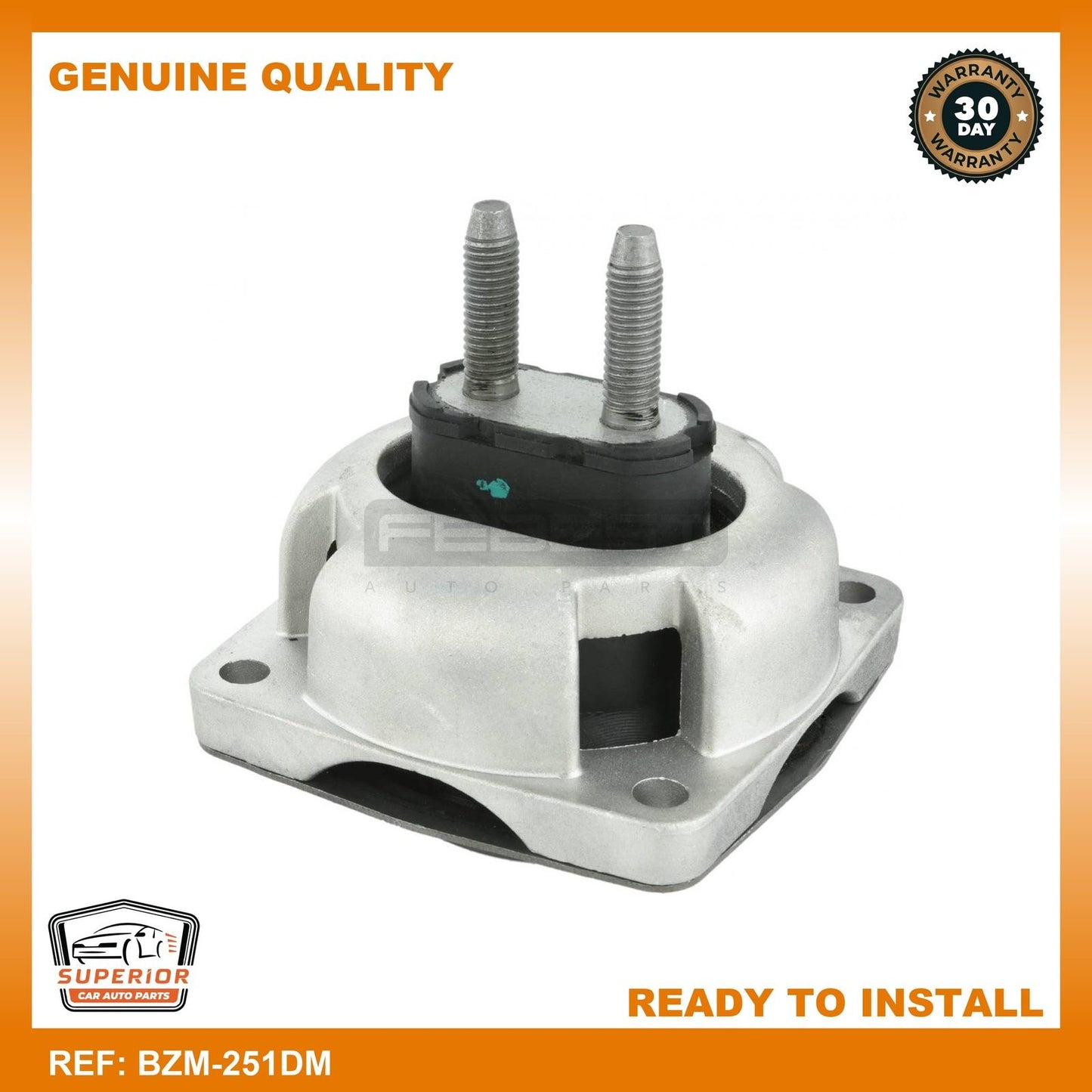 FEBEST Mercedes-Benz 164 240 08 Transmission Mount BZM-251DM