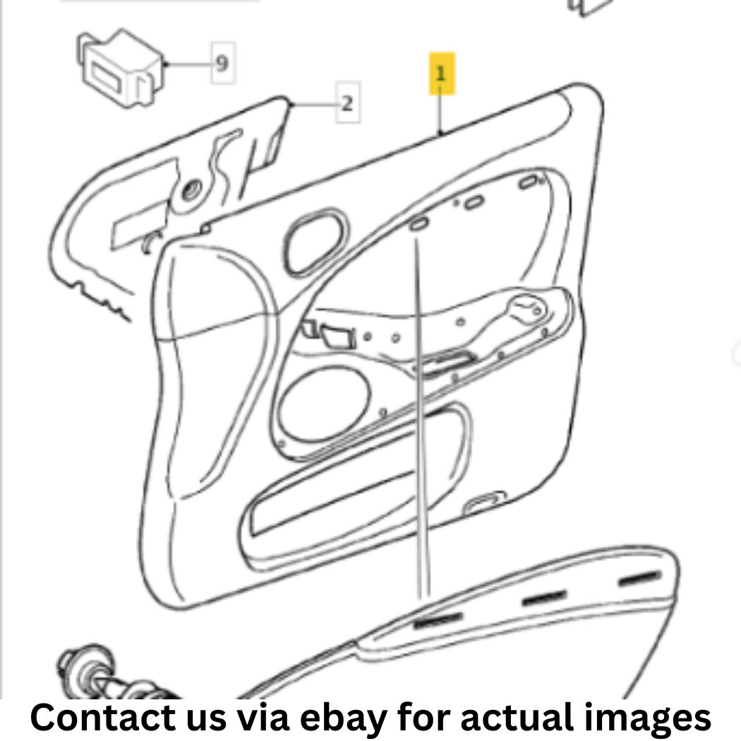 2000 Jaguar S-Type Front Left LH Interior Door Trim Casing Used OEM XR817807AGS
