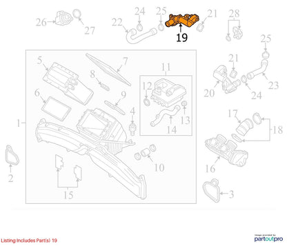 2013-2016 Audi S6 MAP Boost Sensor Adapter 079145751G