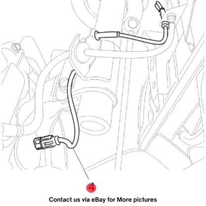 2009 Chevrolet Lumina S Frt Wheel Speed Sensor Wiring Harness Used OEM 92211235