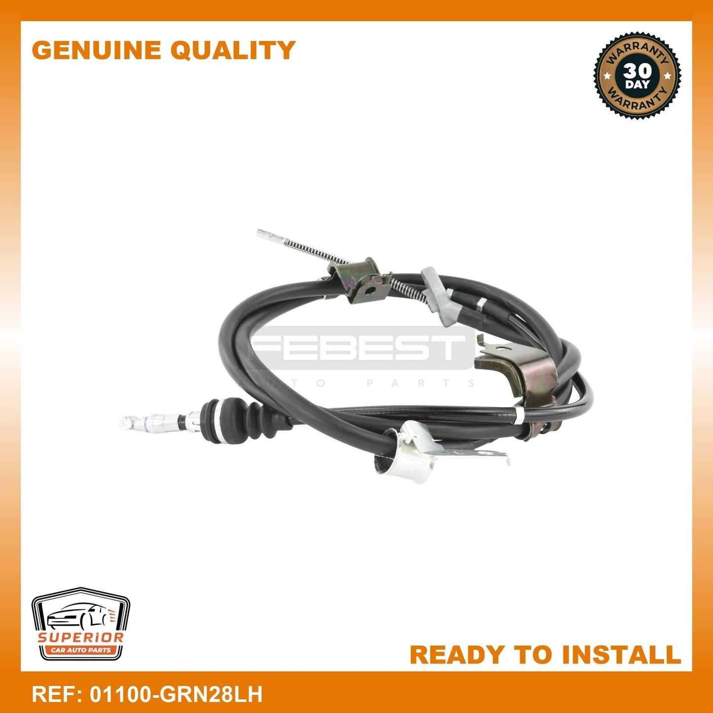 FEBEST 09-26 Toyota 4Runner Parking Brake Cable Left 01100-GRN28LH