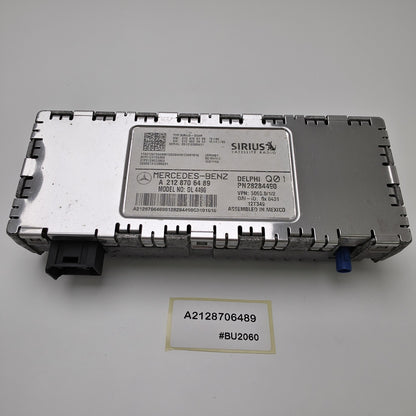 09-13 Mercedes W212 E-Class Sirius Satellite Radio Receiver Module A2128706489