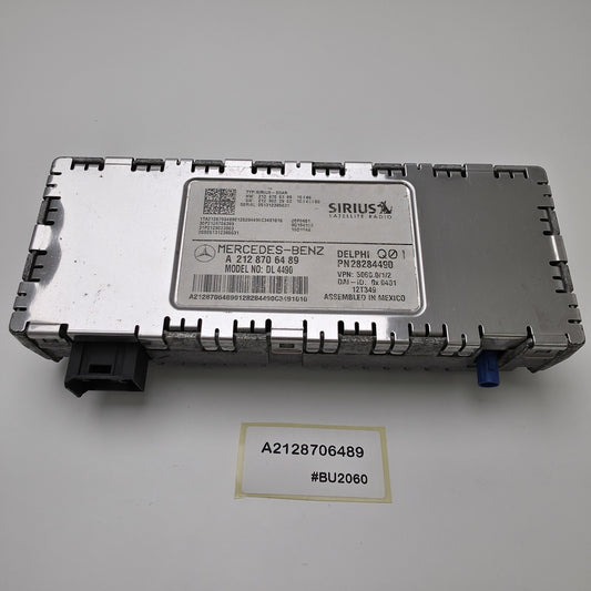 09-13 Mercedes W212 E-Class Sirius Satellite Radio Receiver Module A2128706489