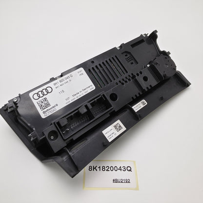 2013-2016 Audi A5 Single Zone A/C Climate Control 8K1820043Q