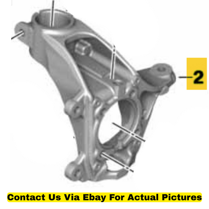 2012 Mini Cooper Front Steering Knuckle Carrier Set (L+R) Used OEM 31219808399