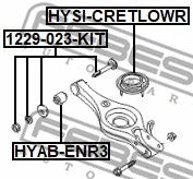 Febest 2011-2014 Hyundai Azera Camber Adjusting Eccentric Bolt Kit 1229-023-KIT